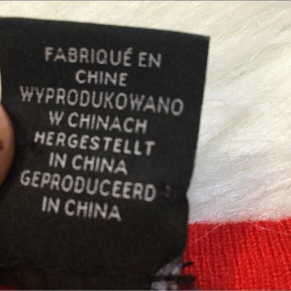 Tahari Red Zip Back 3/4 Sleeve Career Sweater Top Thick Modern Size Small S - Picture 3 of 12